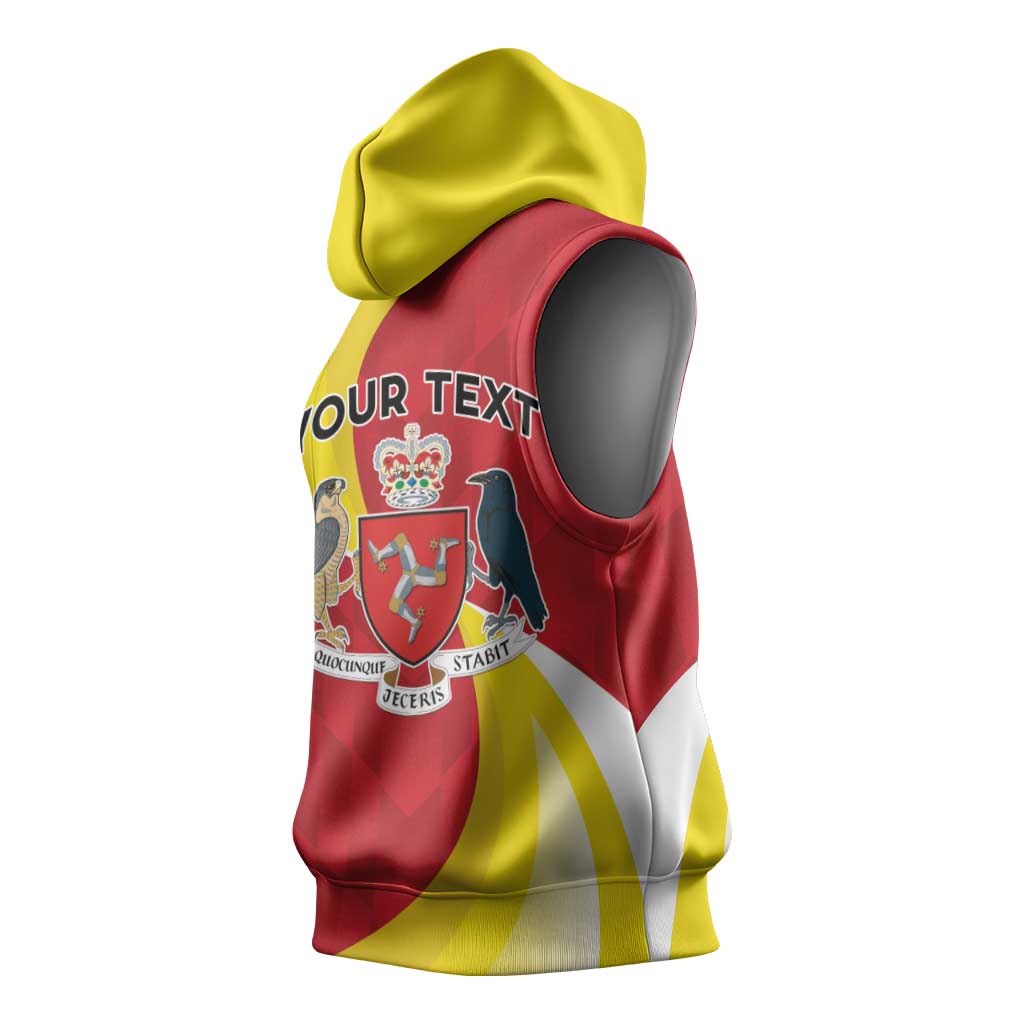 Personalized Isle of Man Sleeveless Hoodie Triskele Ny Tree Cassyn - Wonder Print Shop