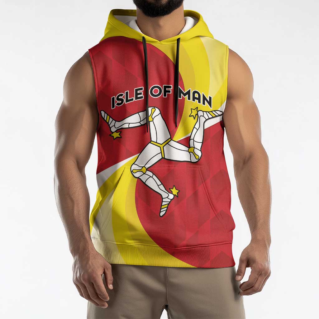 Personalized Isle of Man Sleeveless Hoodie Triskele Ny Tree Cassyn - Wonder Print Shop