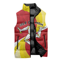 Personalized Isle of Man Sleeveless Puffer Jacket Triskele Ny Tree Cassyn - Wonder Print Shop