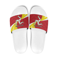 Isle of Man Slide Sandals Triskele Ny Tree Cassyn - Wonder Print Shop