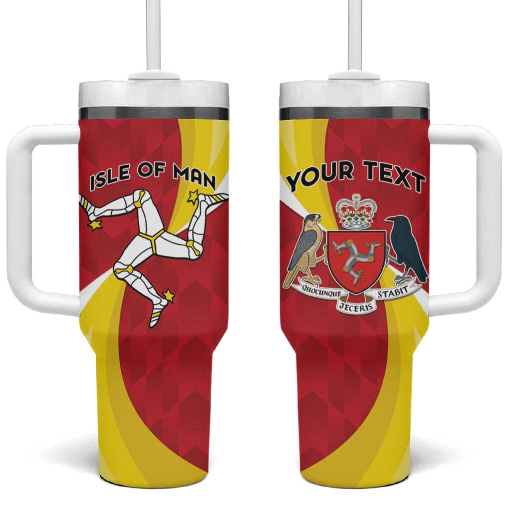 Personalized Isle of Man Tumbler With Handle Triskele Ny Tree Cassyn - Wonder Print Shop