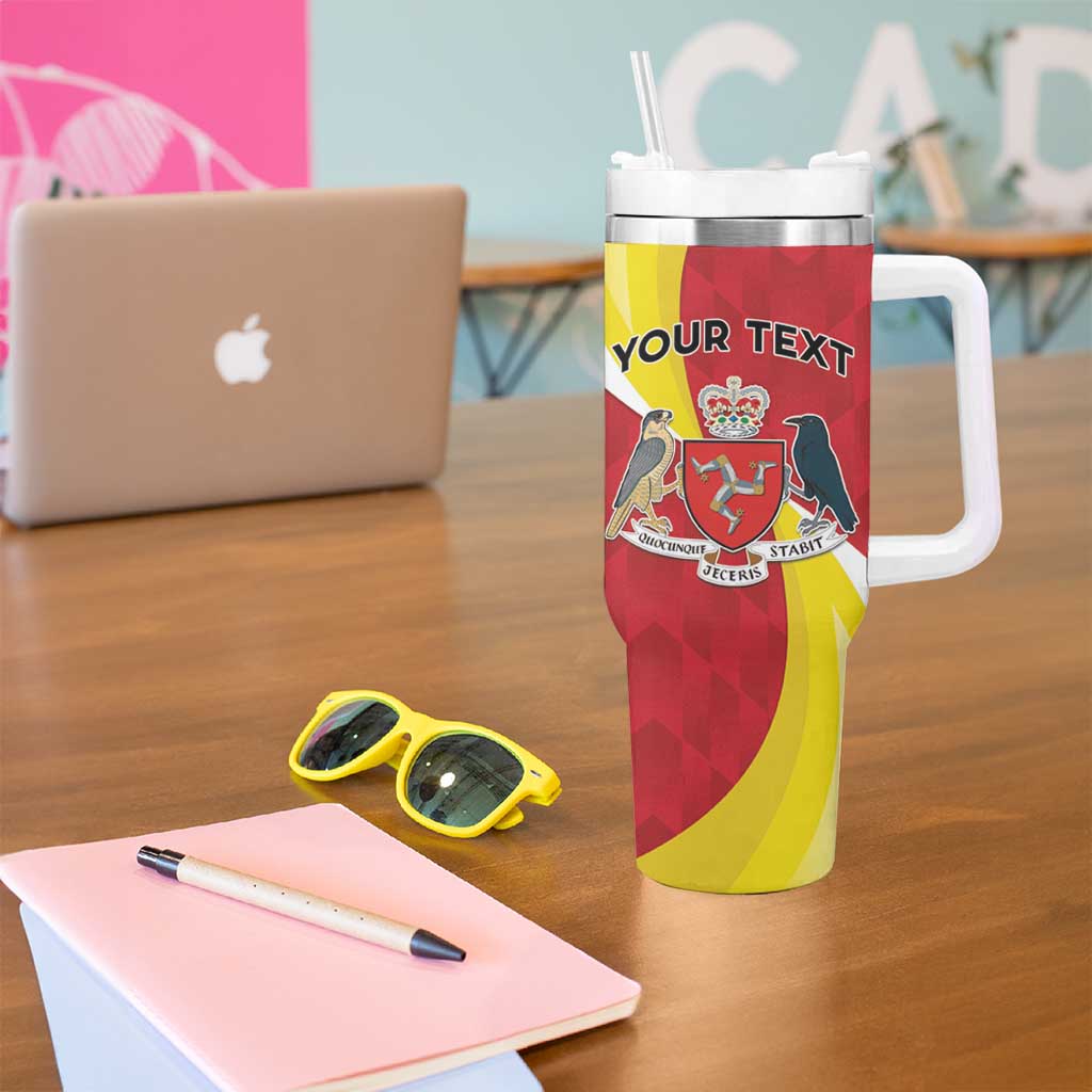 Personalized Isle of Man Tumbler With Handle Triskele Ny Tree Cassyn - Wonder Print Shop