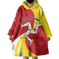 Personalized Isle of Man Wearable Blanket Hoodie Triskele Ny Tree Cassyn - Wonder Print Shop