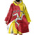 Personalized Isle of Man Wearable Blanket Hoodie Triskele Ny Tree Cassyn - Wonder Print Shop