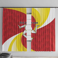 Isle of Man Window Curtain Triskele Ny Tree Cassyn - Wonder Print Shop