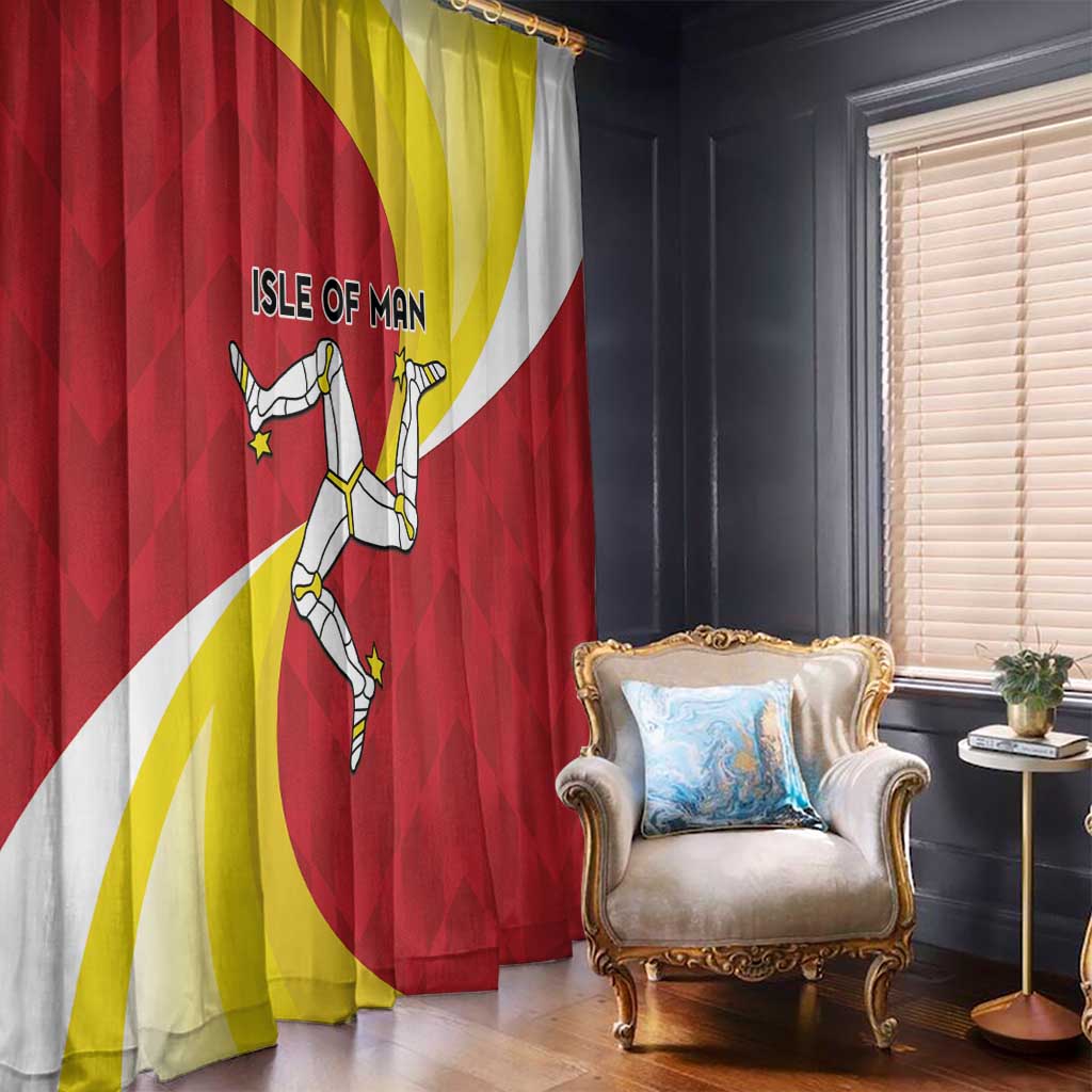 Isle of Man Window Curtain Triskele Ny Tree Cassyn - Wonder Print Shop