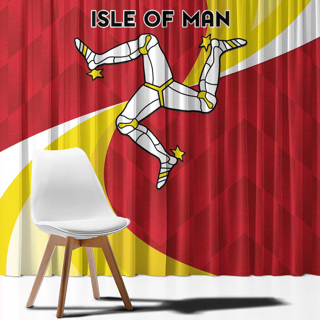 Isle of Man Window Curtain Triskele Ny Tree Cassyn - Wonder Print Shop