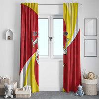 Isle of Man Window Curtain Triskele Ny Tree Cassyn - Wonder Print Shop