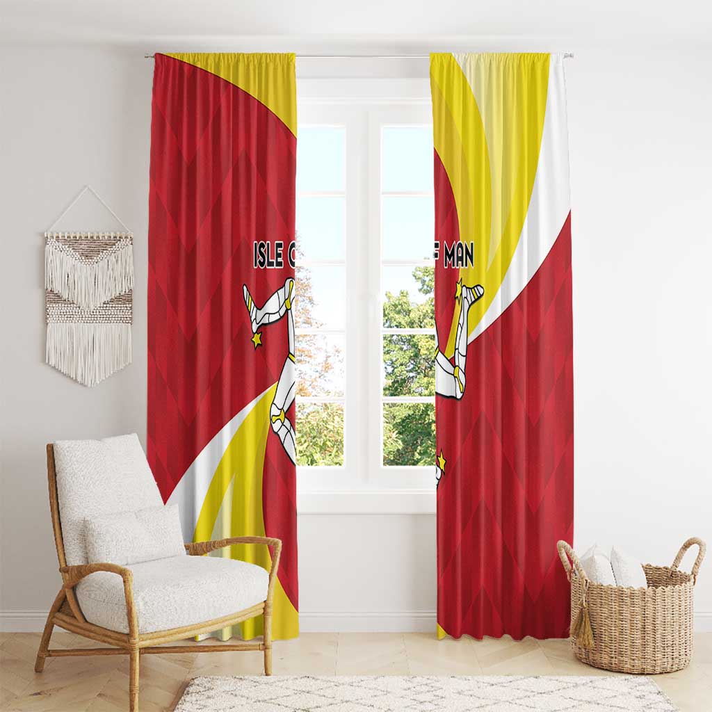 Isle of Man Window Curtain Triskele Ny Tree Cassyn - Wonder Print Shop