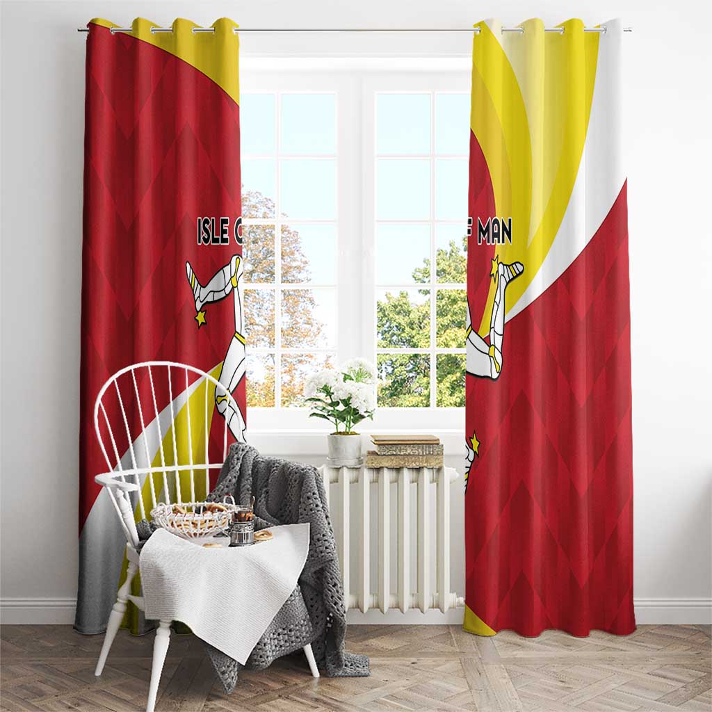 Isle of Man Window Curtain Triskele Ny Tree Cassyn - Wonder Print Shop