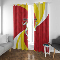 Isle of Man Window Curtain Triskele Ny Tree Cassyn - Wonder Print Shop
