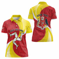 Personalized Isle of Man Women Polo Shirt Triskele Ny Tree Cassyn - Wonder Print Shop