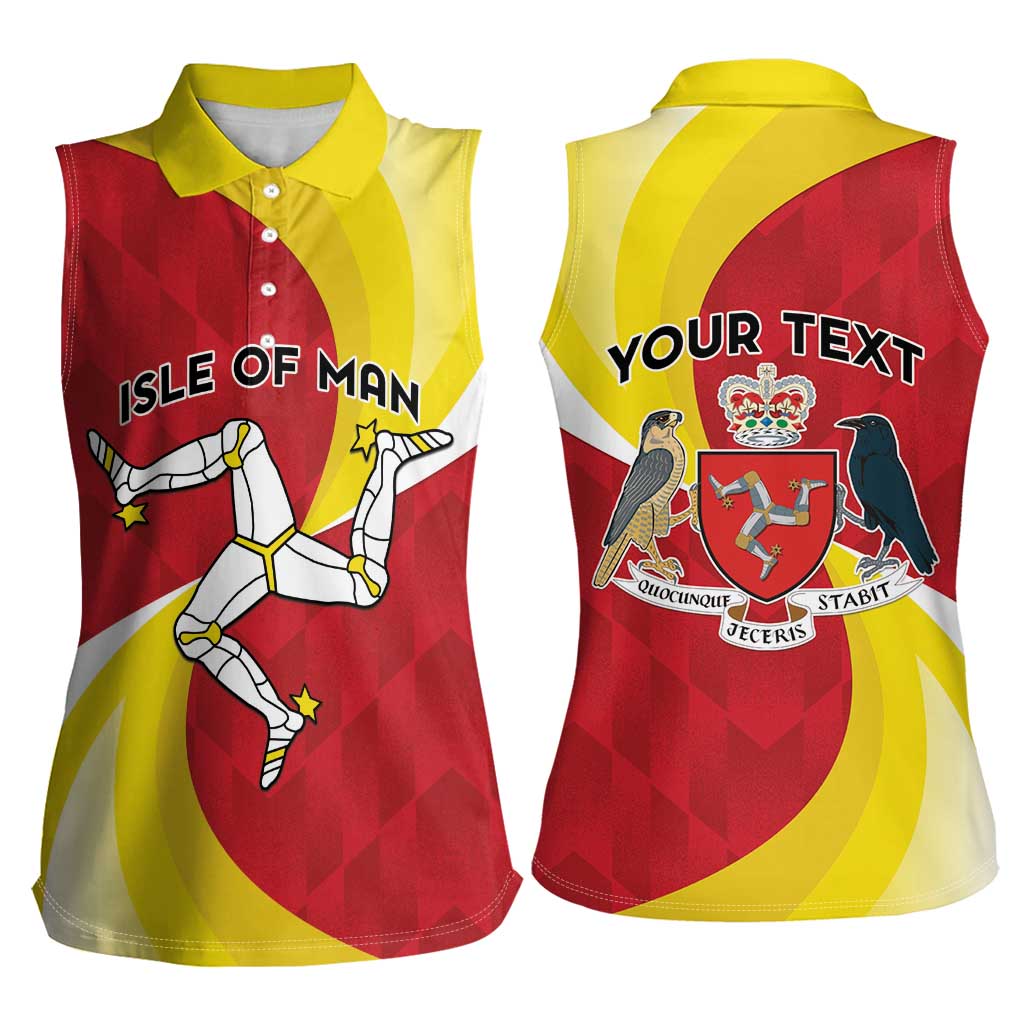 Personalized Isle of Man Women Sleeveless Polo Shirt Triskele Ny Tree Cassyn - Wonder Print Shop