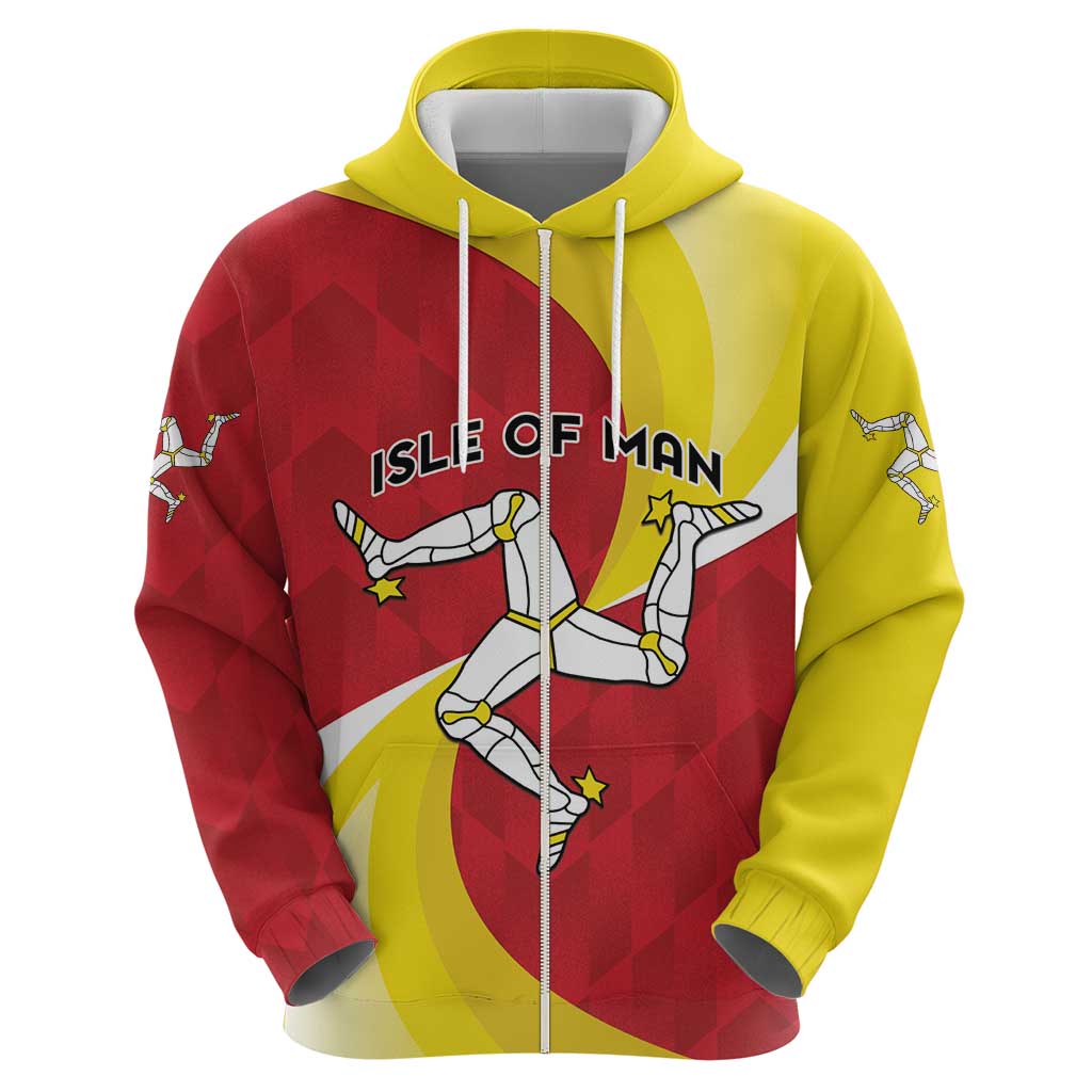 Personalized Isle of Man Zip Hoodie Triskele Ny Tree Cassyn - Wonder Print Shop