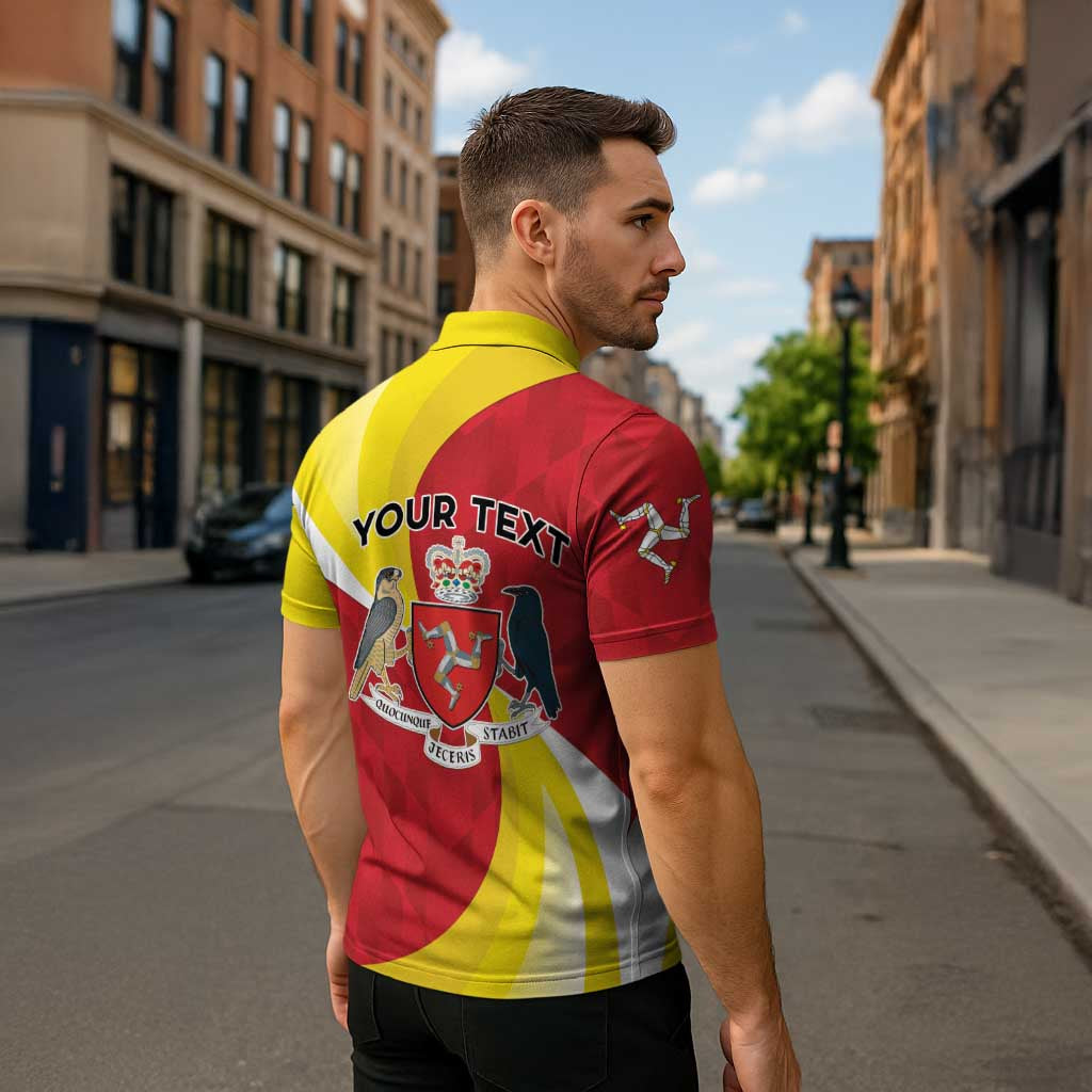 Personalized Isle of Man Zipper Polo Shirt Triskele Ny Tree Cassyn - Wonder Print Shop