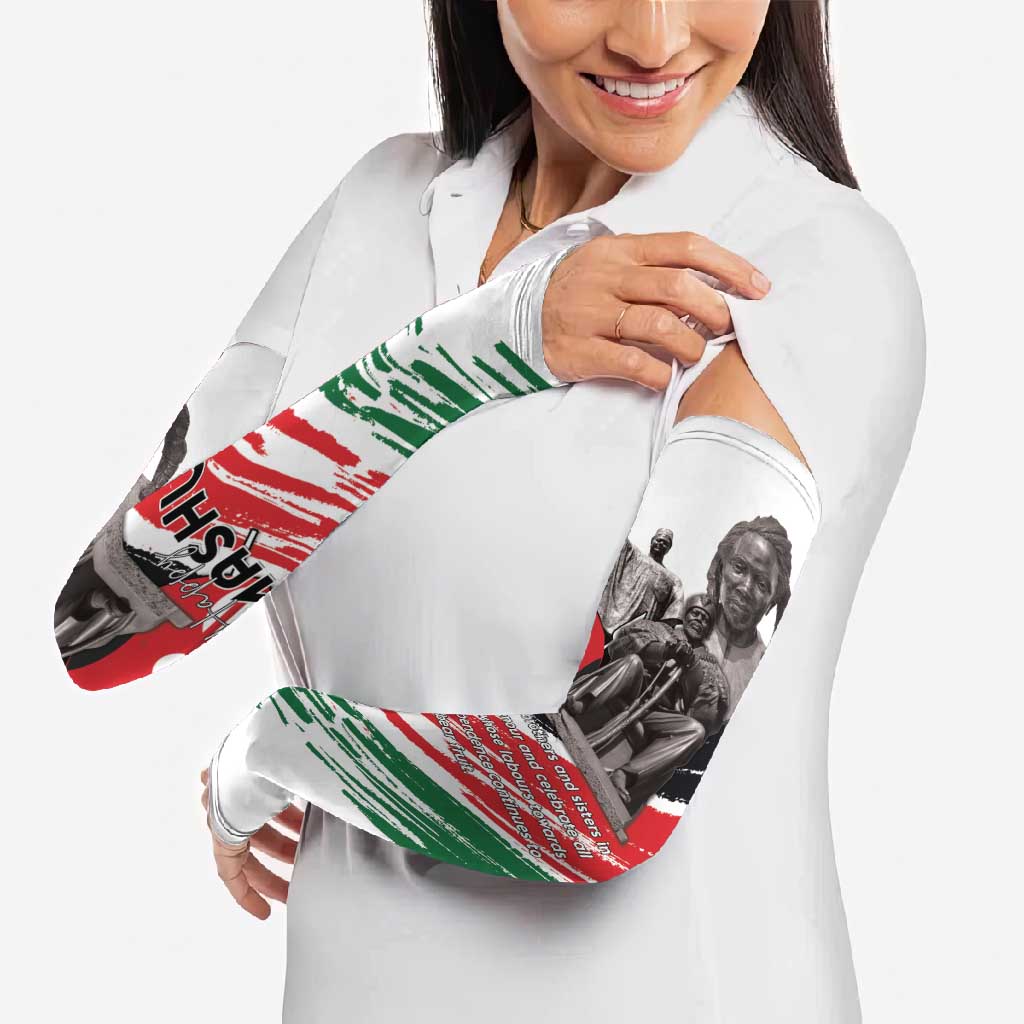 Kenya Mashujaa Day Arm Sleeves Kenyan Heroes - Wonder Print Shop