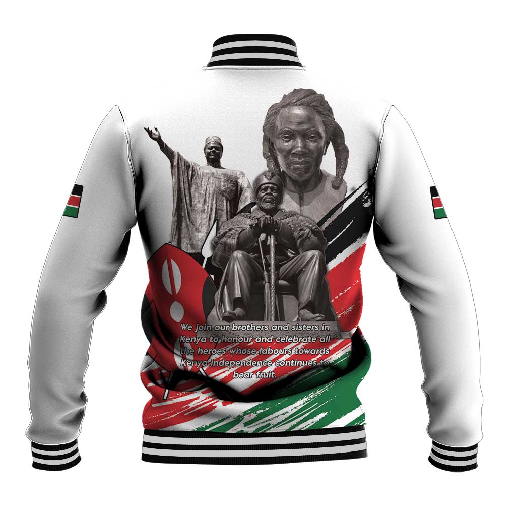 Kenya Mashujaa Day Baseball Jacket Kenyan Heroes - Wonder Print Shop