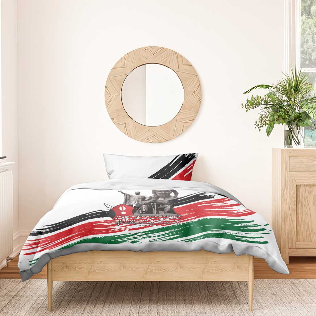 Kenya Mashujaa Day Bedding Set Kenyan Heroes - Wonder Print Shop