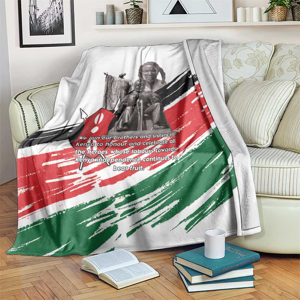 Kenya Mashujaa Day Blanket Kenyan Heroes - Wonder Print Shop