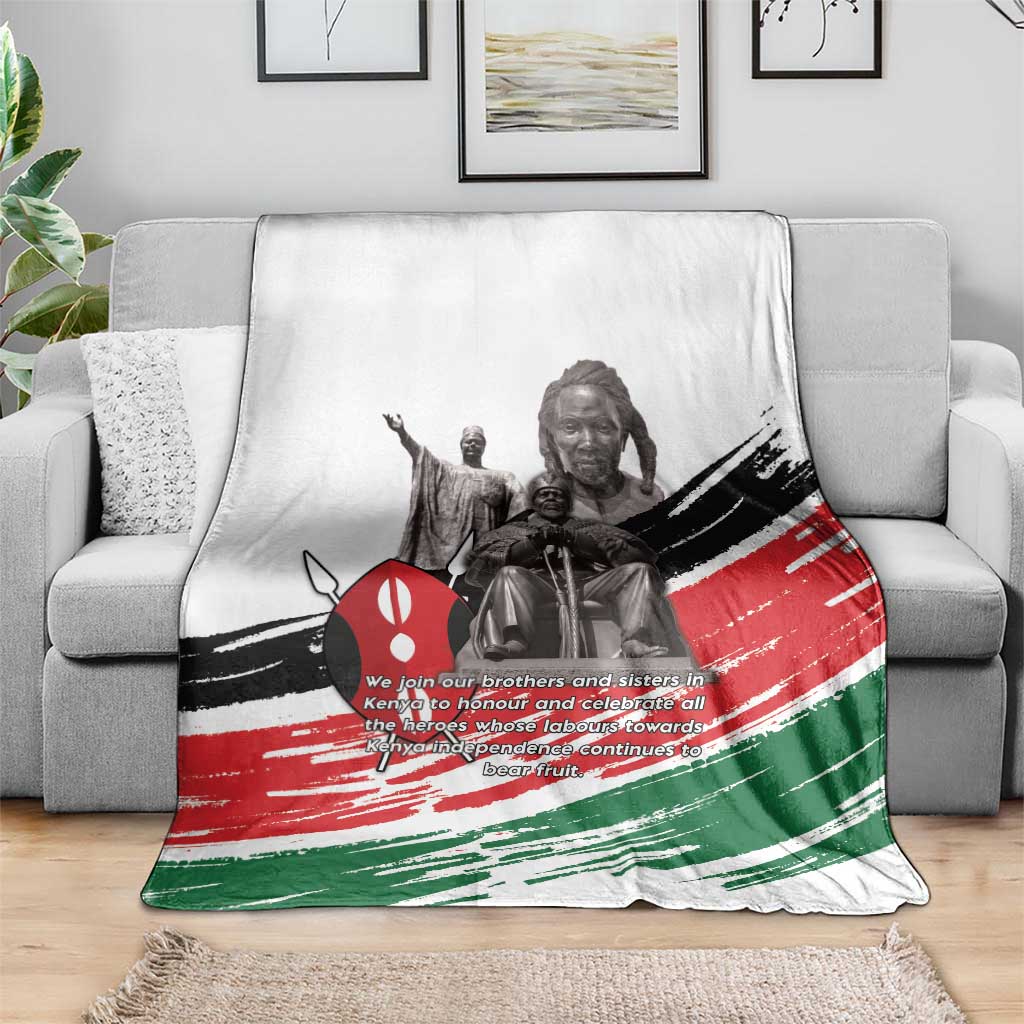 Kenya Mashujaa Day Blanket Kenyan Heroes - Wonder Print Shop