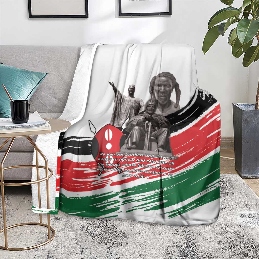 Kenya Mashujaa Day Blanket Kenyan Heroes - Wonder Print Shop