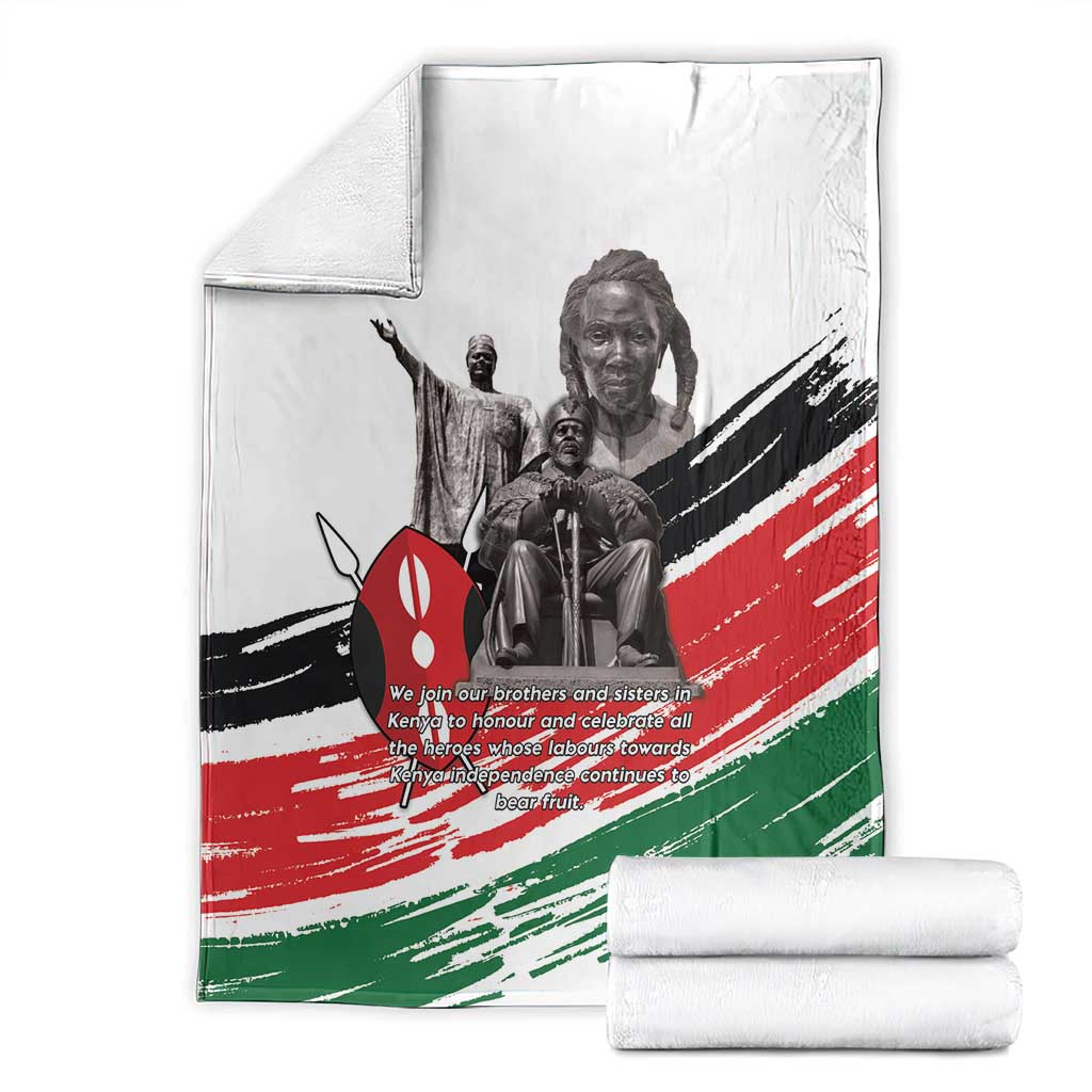 Kenya Mashujaa Day Blanket Kenyan Heroes - Wonder Print Shop