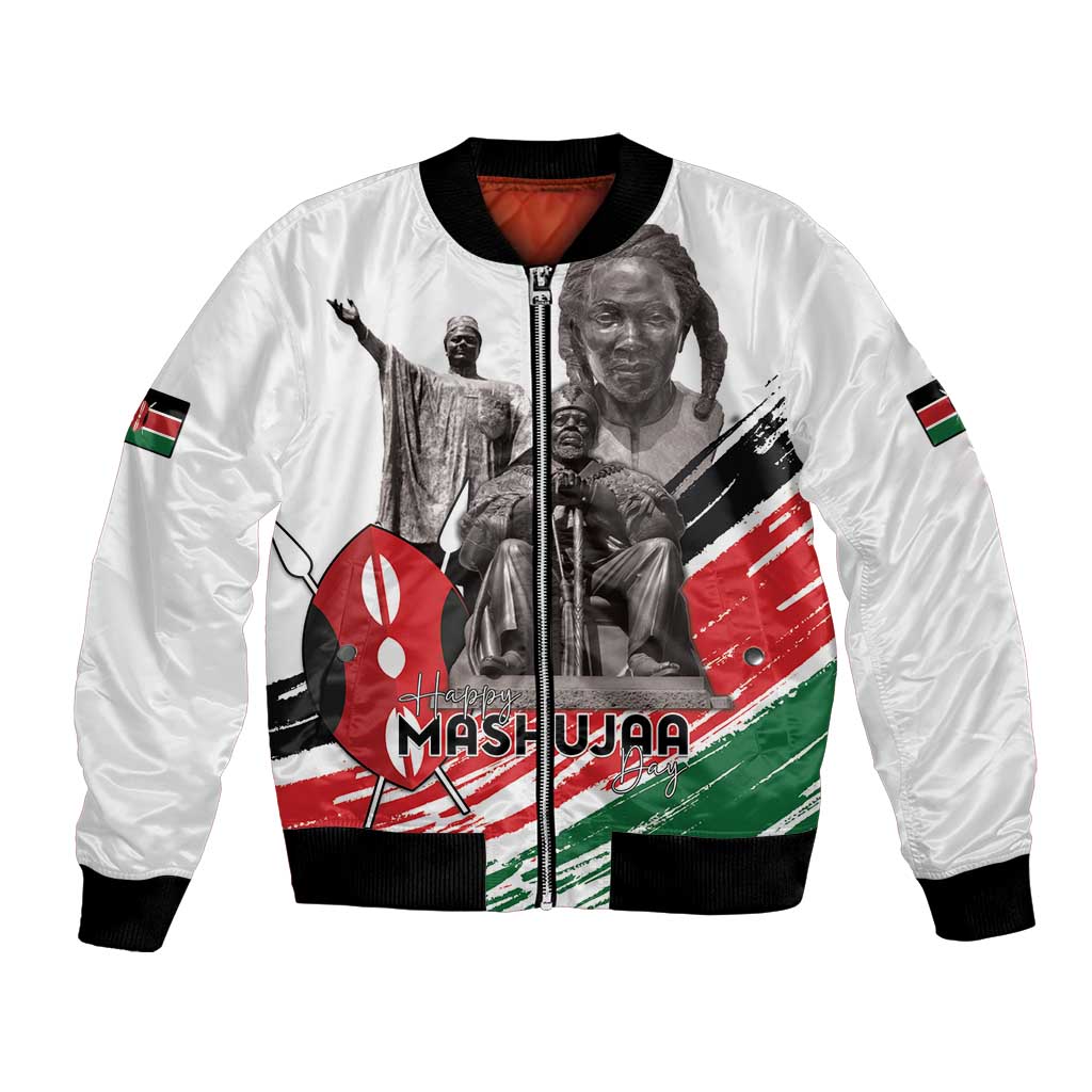Kenya Mashujaa Day Bomber Jacket Kenyan Heroes - Wonder Print Shop