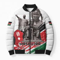 Kenya Mashujaa Day Bomber Puffer Jacket Kenyan Heroes - Wonder Print Shop