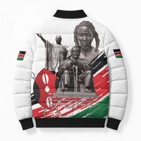 Kenya Mashujaa Day Bomber Puffer Jacket Kenyan Heroes - Wonder Print Shop