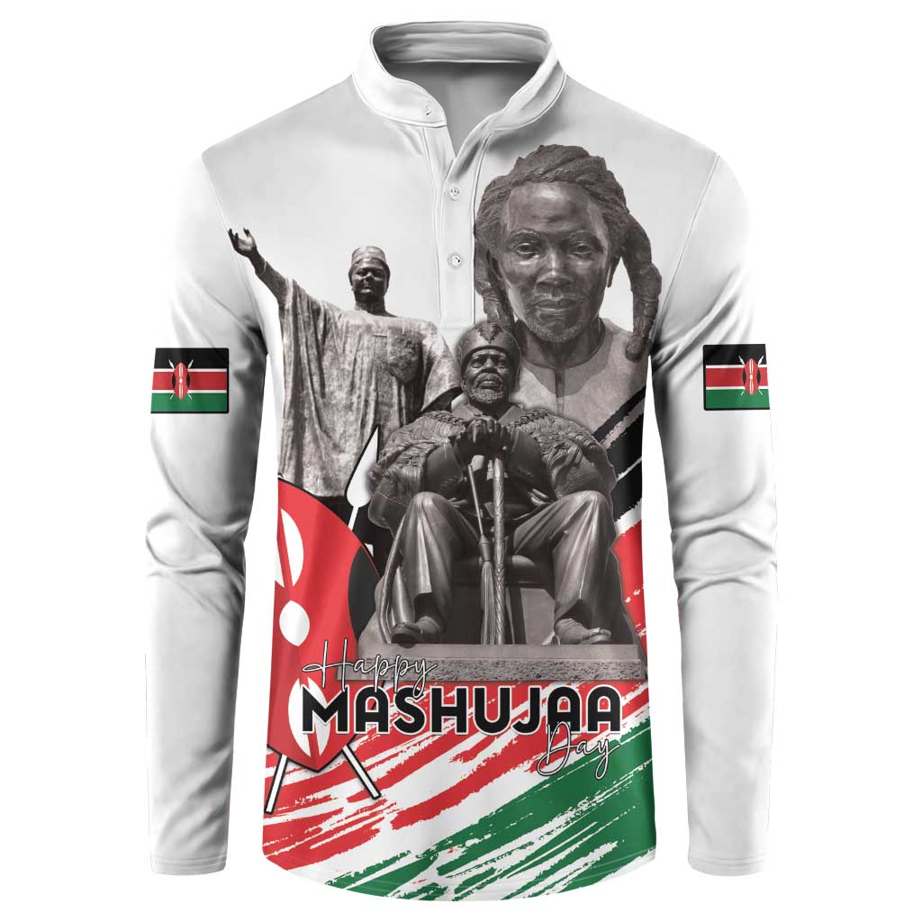 Kenya Mashujaa Day Button Sweatshirt Kenyan Heroes - Wonder Print Shop