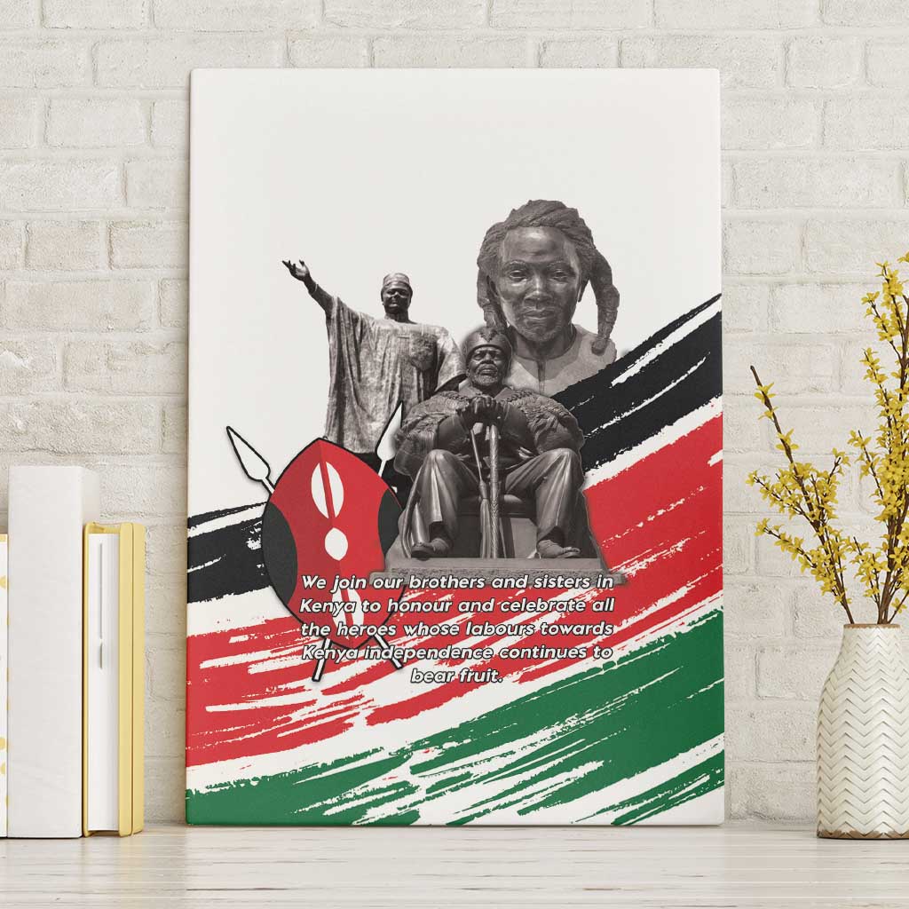 Kenya Mashujaa Day Canvas Wall Art Kenyan Heroes - Wonder Print Shop