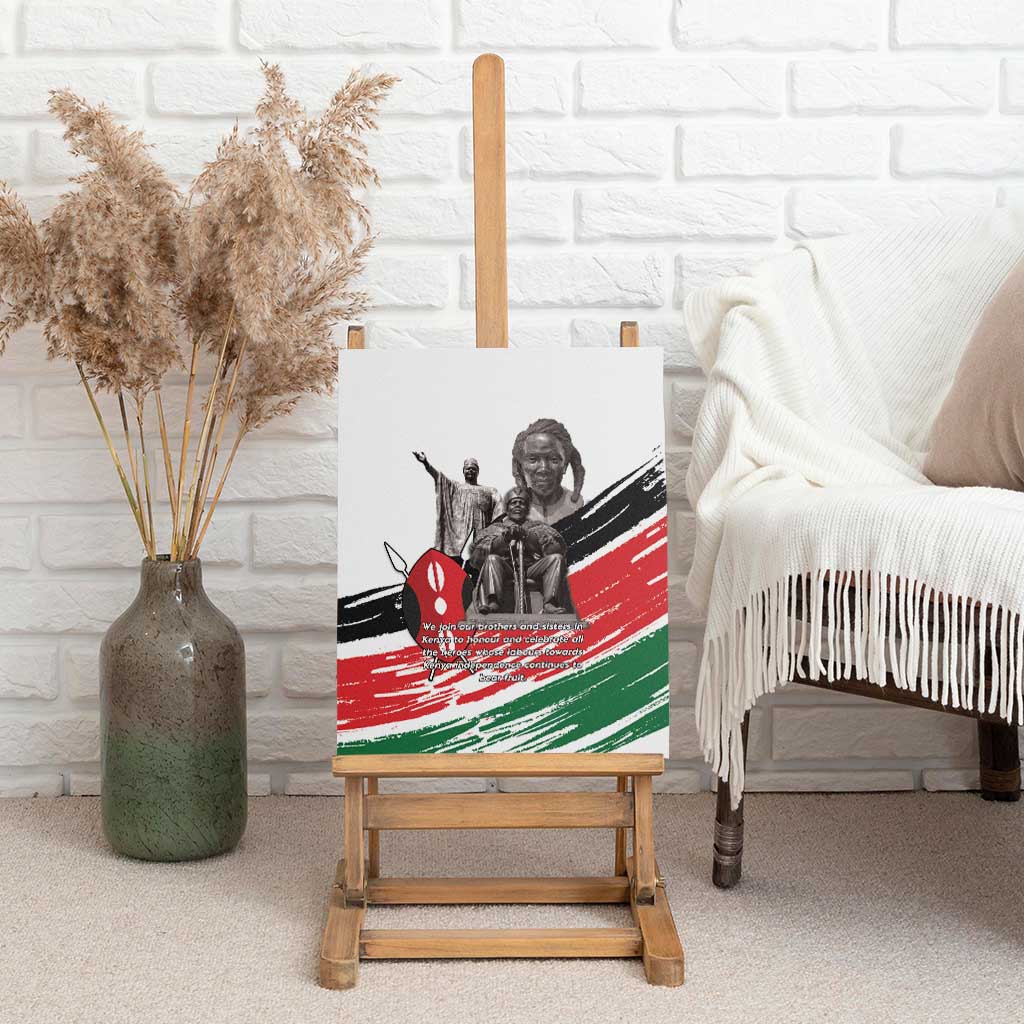 Kenya Mashujaa Day Canvas Wall Art Kenyan Heroes - Wonder Print Shop