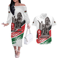 Kenya Mashujaa Day Couples Matching Off The Shoulder Long Sleeve Dress and Hawaiian Shirt Kenyan Heroes - Wonder Print Shop
