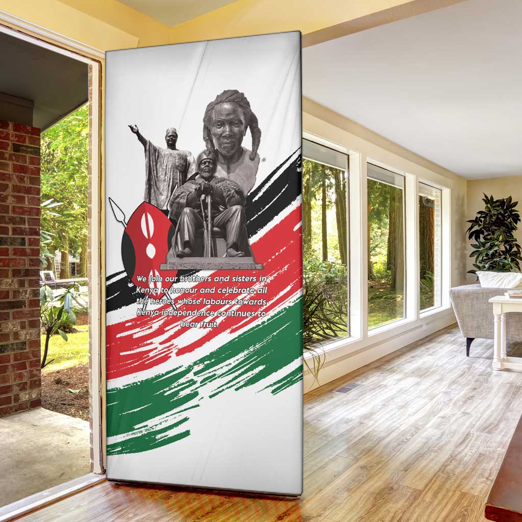 Kenya Mashujaa Day Door Cover Kenyan Heroes - Wonder Print Shop