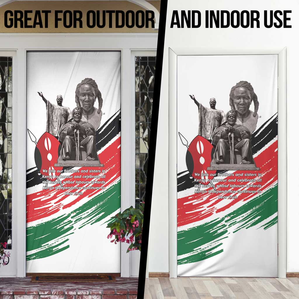 Kenya Mashujaa Day Door Cover Kenyan Heroes - Wonder Print Shop