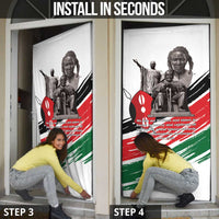 Kenya Mashujaa Day Door Cover Kenyan Heroes - Wonder Print Shop