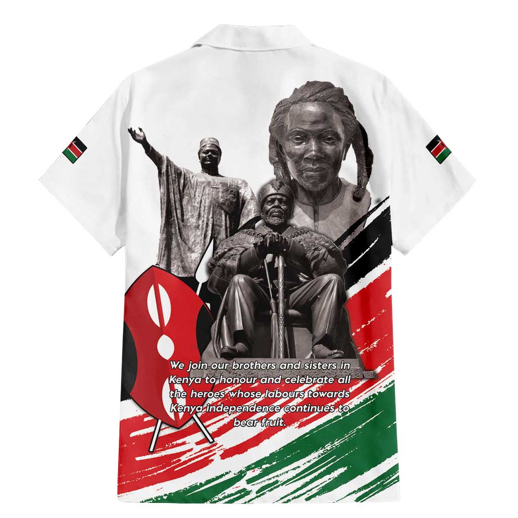 Kenya Mashujaa Day Family Matching Mermaid Dress and Hawaiian Shirt Kenyan Heroes - Wonder Print Shop
