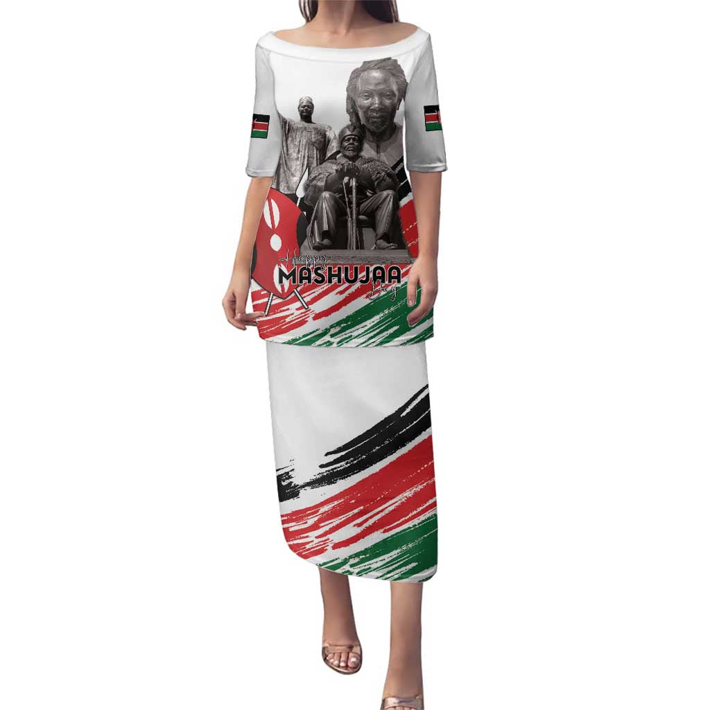 Kenya Mashujaa Day Family Matching Puletasi and Hawaiian Shirt Kenyan Heroes - Wonder Print Shop