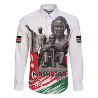 Kenya Mashujaa Day Family Matching Short Sleeve Bodycon Dress and Hawaiian Shirt Kenyan Heroes - Wonder Print Shop