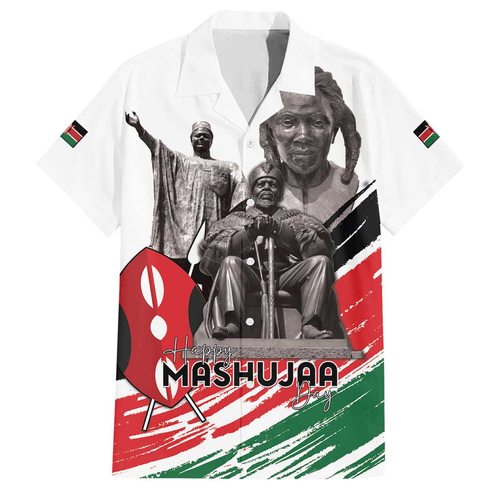 Kenya Mashujaa Day Family Matching Summer Maxi Dress and Hawaiian Shirt Kenyan Heroes - Wonder Print Shop