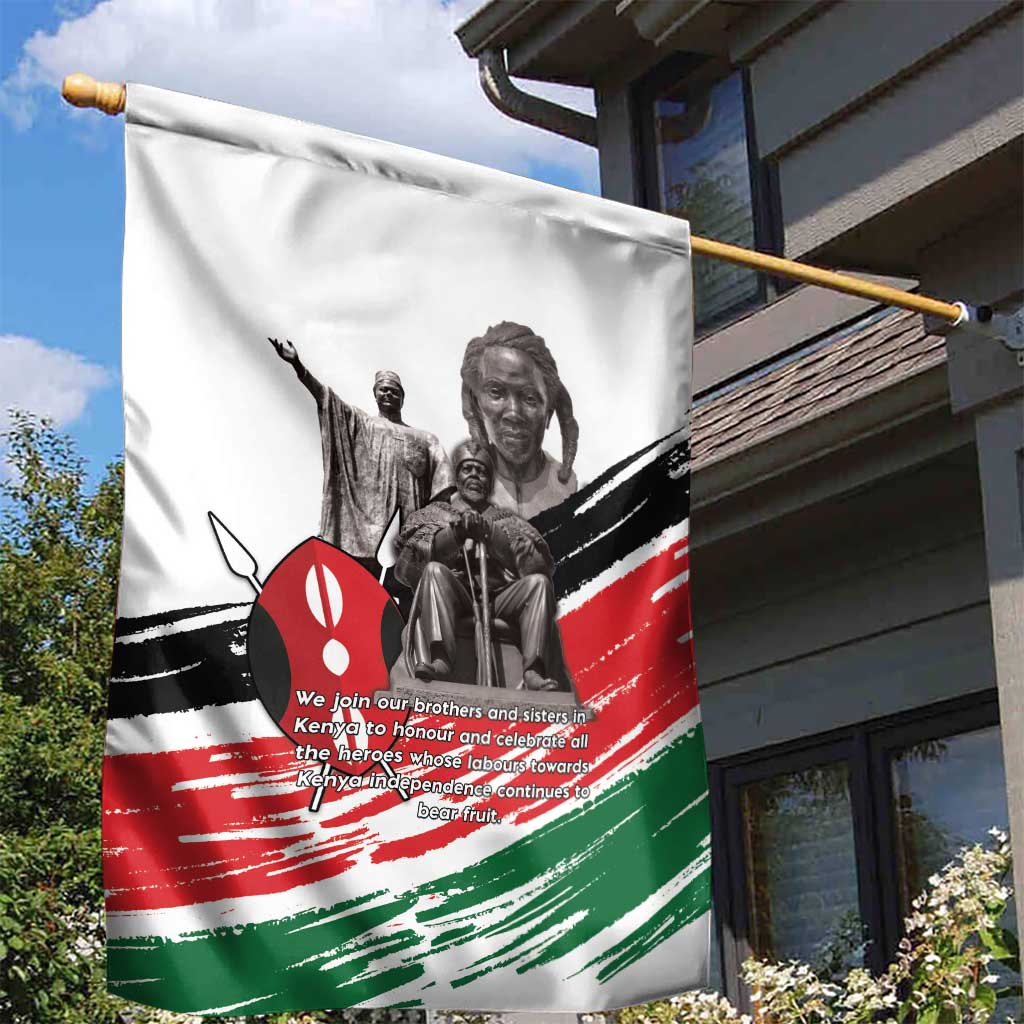 Kenya Mashujaa Day Garden Flag Kenyan Heroes - Wonder Print Shop