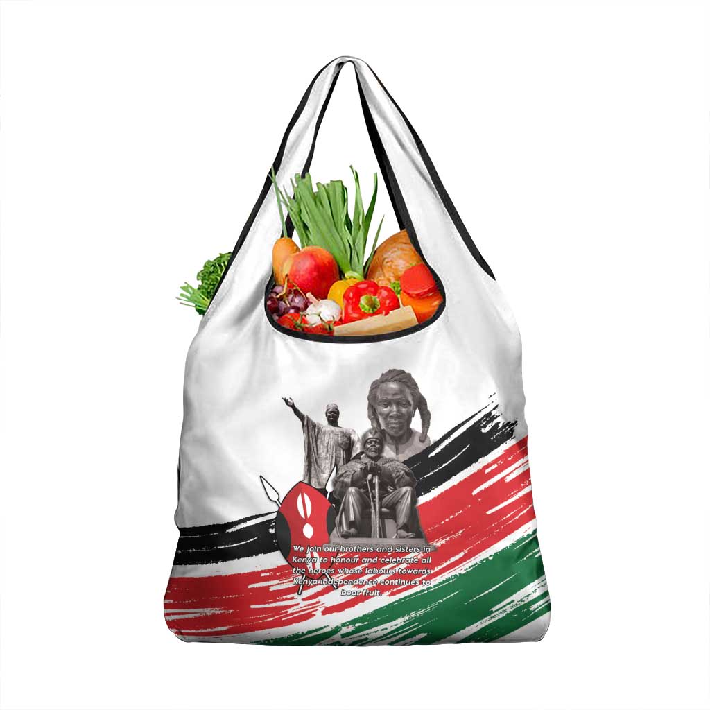 Kenya Mashujaa Day Grocery Bag Kenyan Heroes - Wonder Print Shop