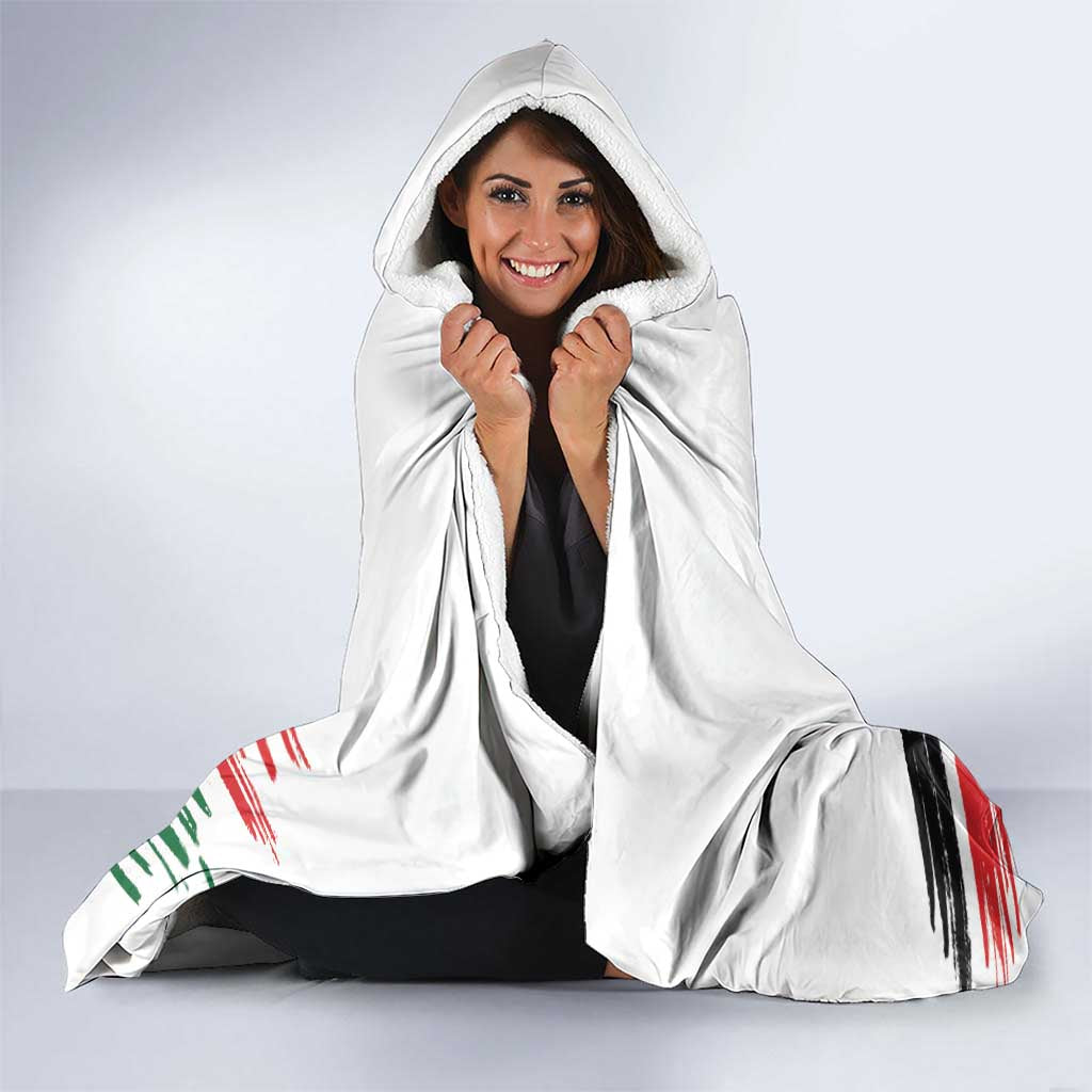 Kenya Mashujaa Day Hooded Blanket Kenyan Heroes - Wonder Print Shop