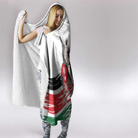 Kenya Mashujaa Day Hooded Blanket Kenyan Heroes - Wonder Print Shop