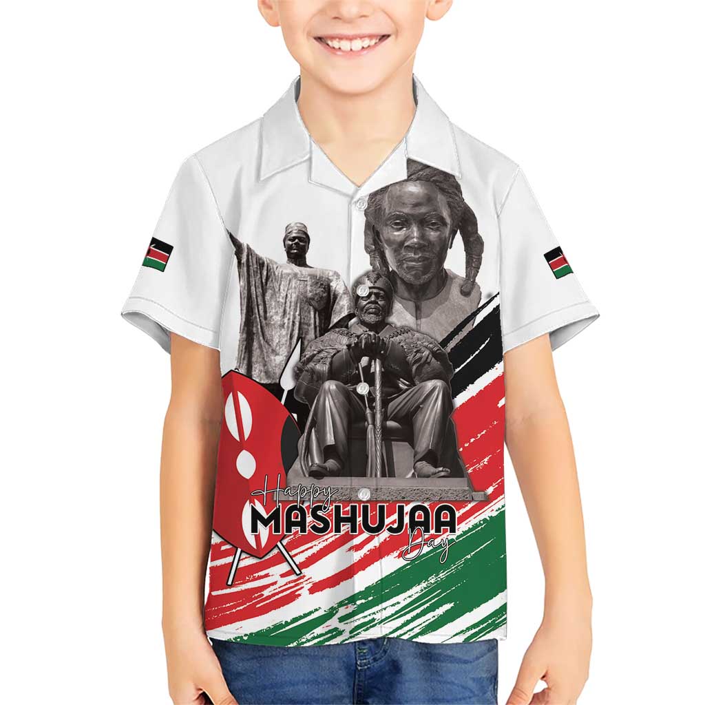 Kenya Mashujaa Day Kid Hawaiian Shirt Kenyan Heroes - Wonder Print Shop