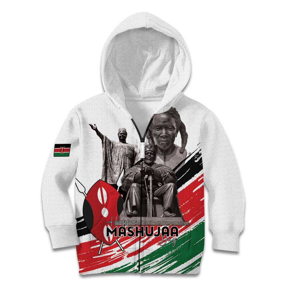 Kenya Mashujaa Day Kid Hoodie Kenyan Heroes - Wonder Print Shop
