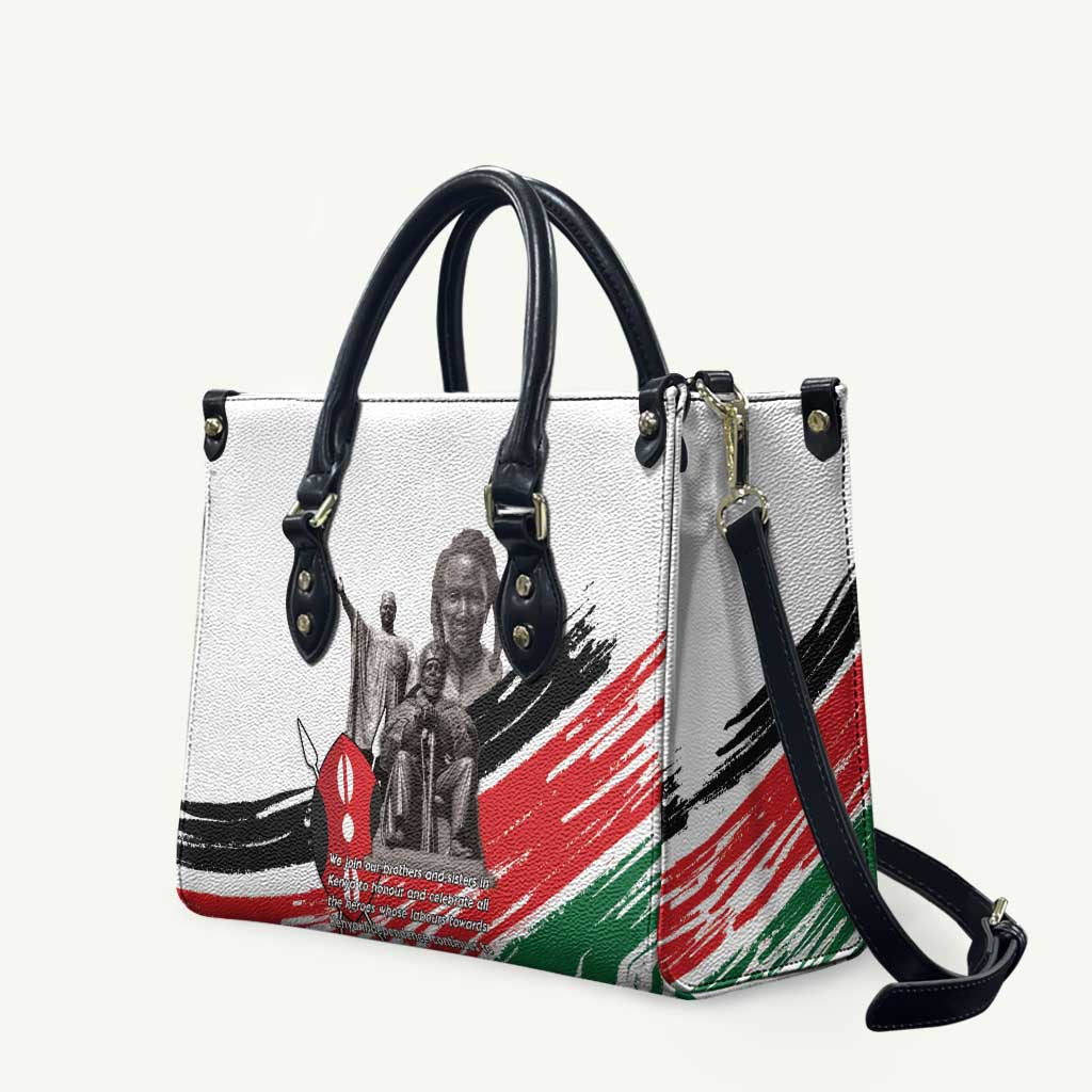 Kenya Mashujaa Day Leather Bag Kenyan Heroes - Wonder Print Shop