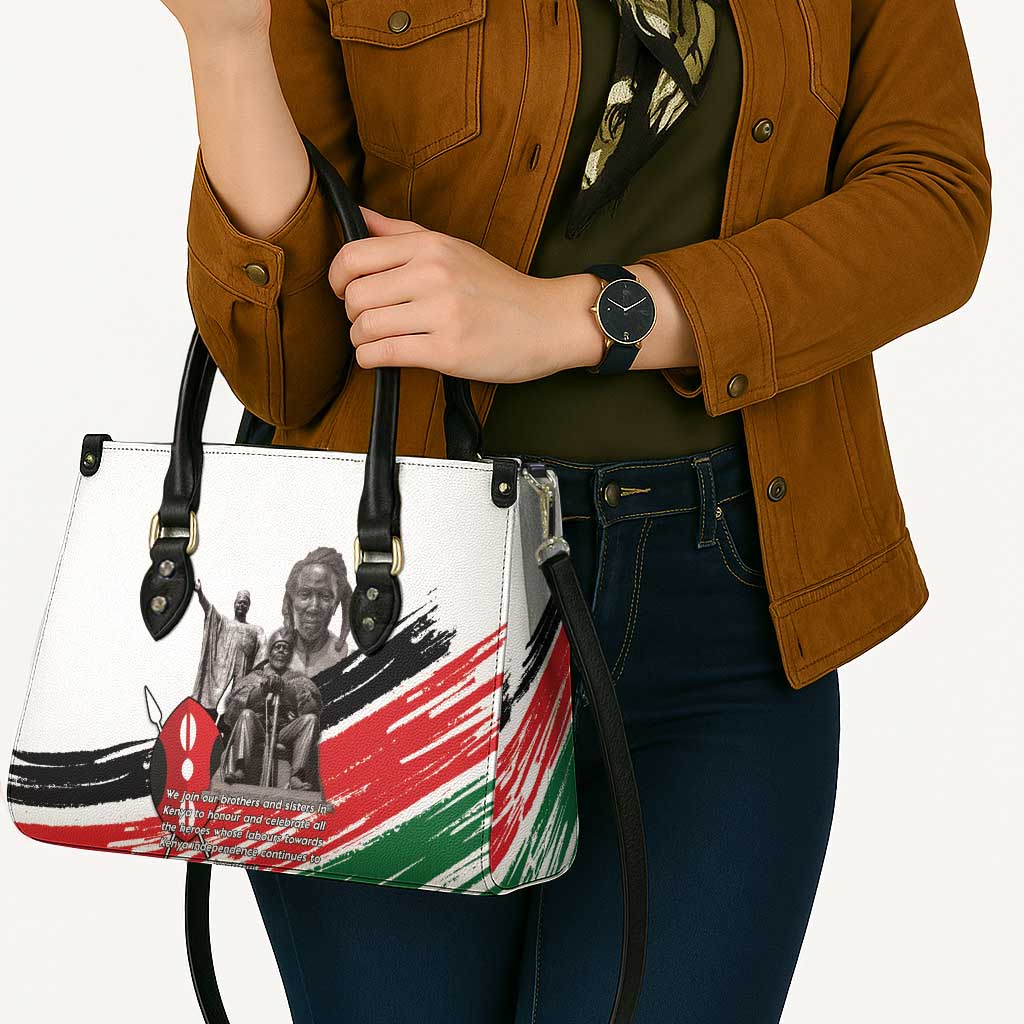 Kenya Mashujaa Day Leather Bag Kenyan Heroes - Wonder Print Shop