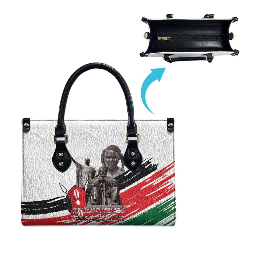 Kenya Mashujaa Day Leather Bag Kenyan Heroes - Wonder Print Shop