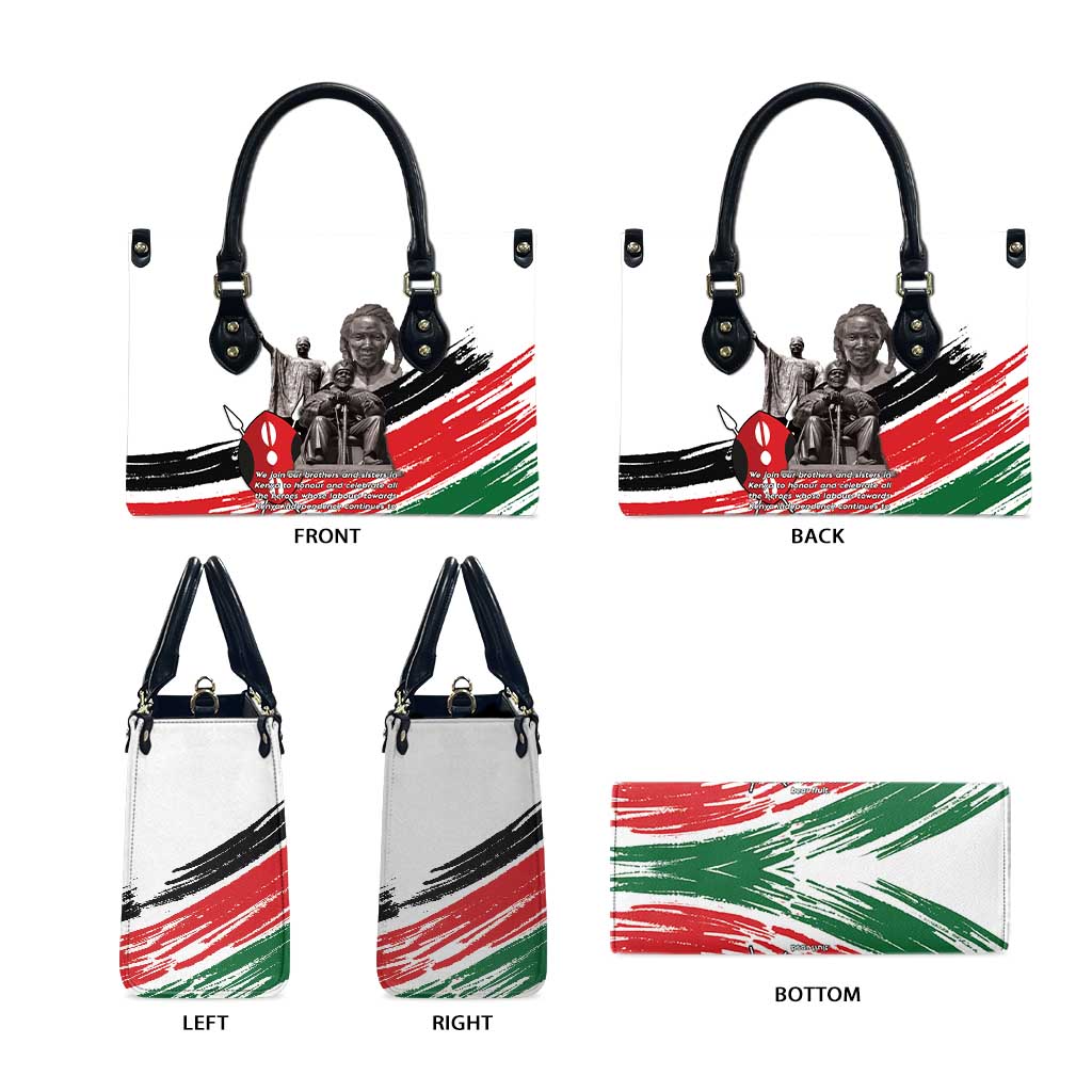 Kenya Mashujaa Day Leather Bag Kenyan Heroes - Wonder Print Shop